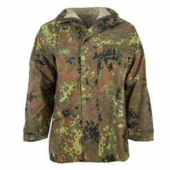 Mil-Tec BW Nässeschutzjacke Flecktarn Neu