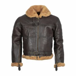 Mil-Tec Fliegerjacke RAF Sheepskin Braun