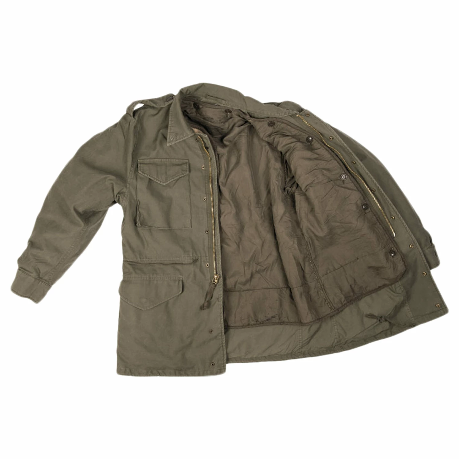 Mil-Tec US Feldjacke M51 Prewash Mit Futter Oliv Neuwertig – Bild 4