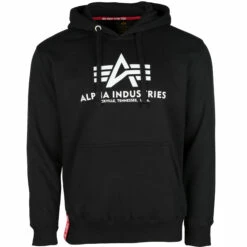 Alpha Industries Pullover Hoodie Basic Schwarz