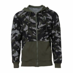 Under Armour Herren Oberteil Rival Fleece Camo Zip Grün
