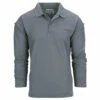 101 Inc. Longsleeve Tactical Polo Quickdry Wolf Grey
