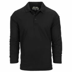 101 Inc. Longsleeve Tactical Polo Quickdry Black