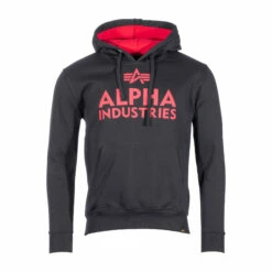 Alpha Industries Pullover Hoodie Foam Print Schwarz