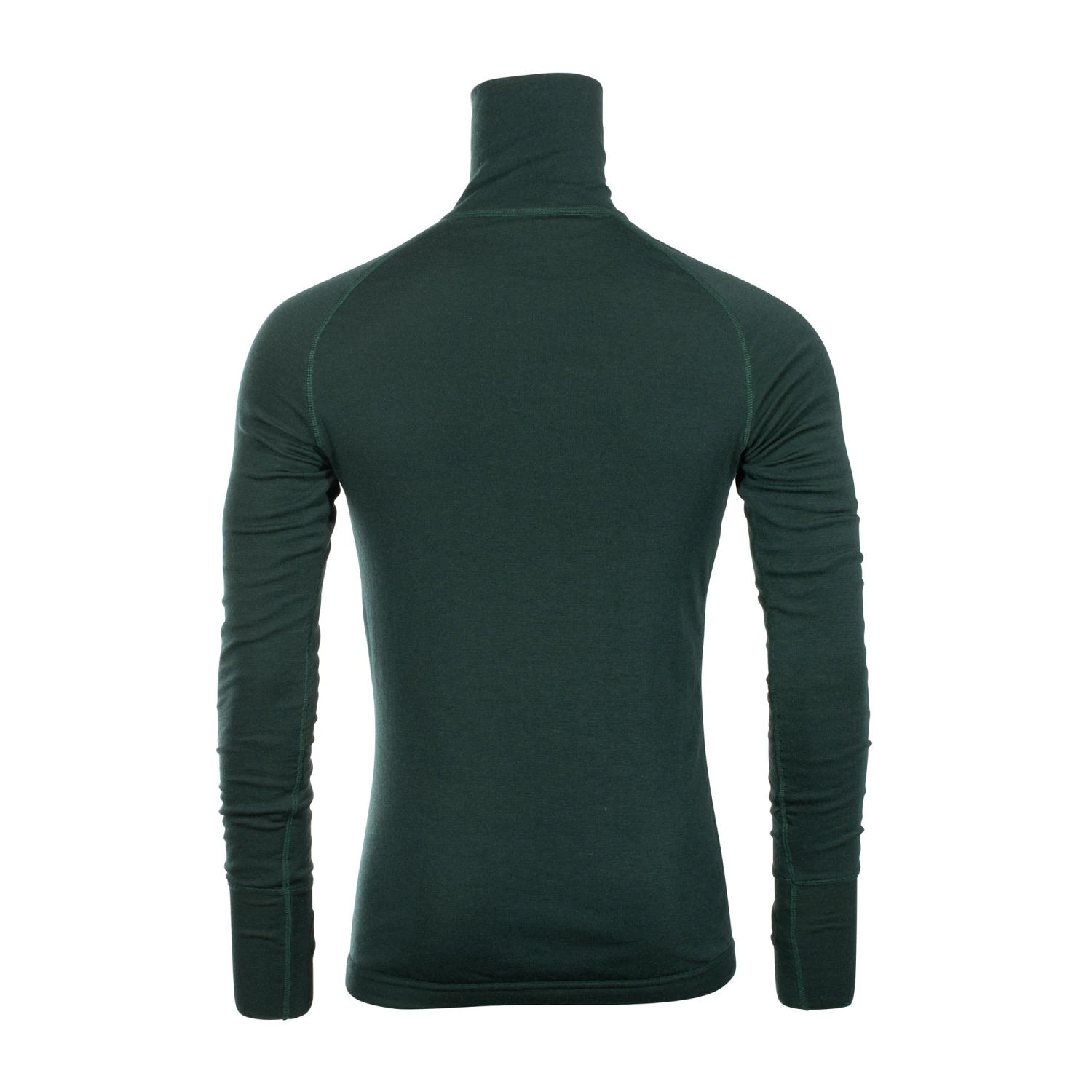 Brynje Longsleeve Arctic Double Zip Polo Grün – Bild 2