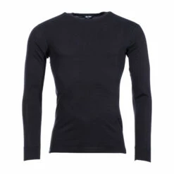 Unterhemd Flammhemmend Lang Schwarz