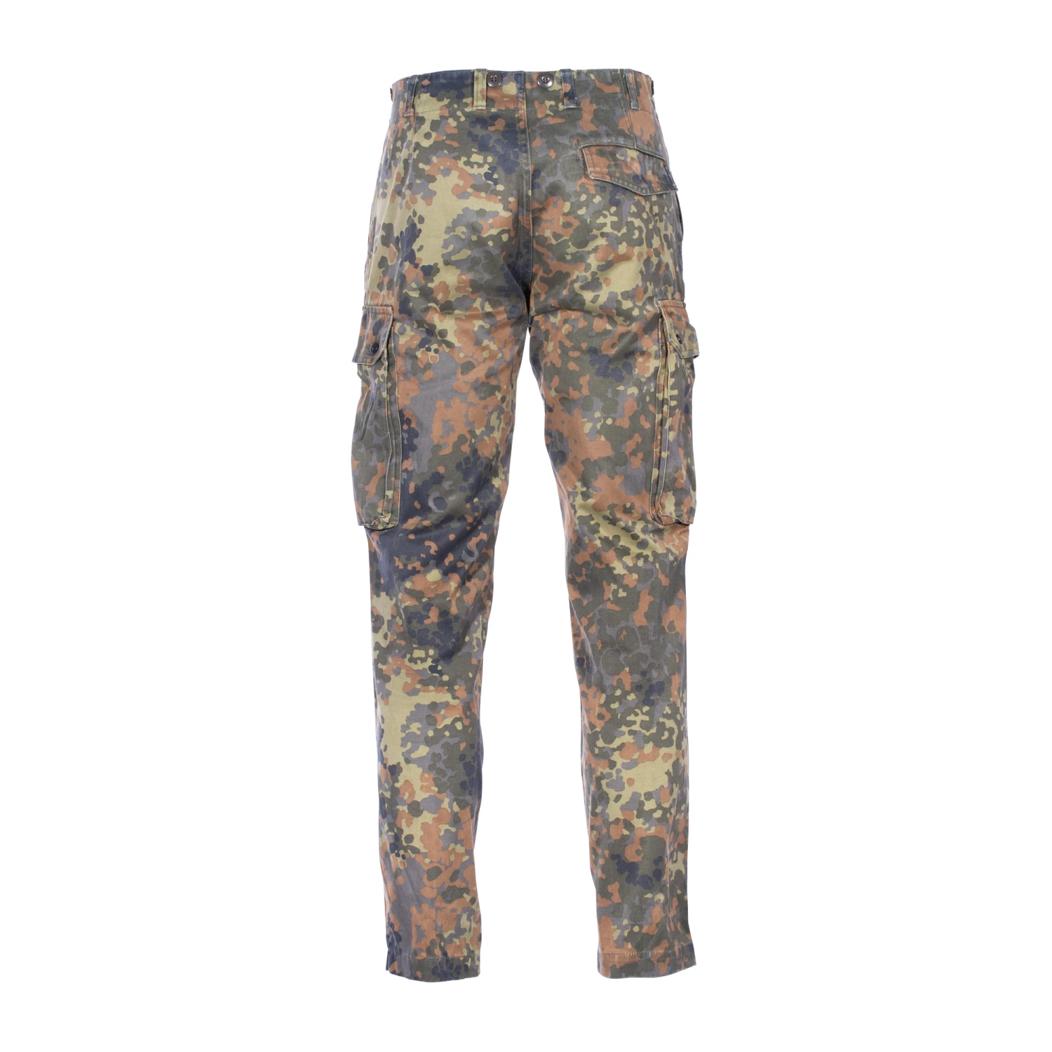 BW Feldhose Mit Reißverschluss Flecktarn Gebraucht – Bild 2