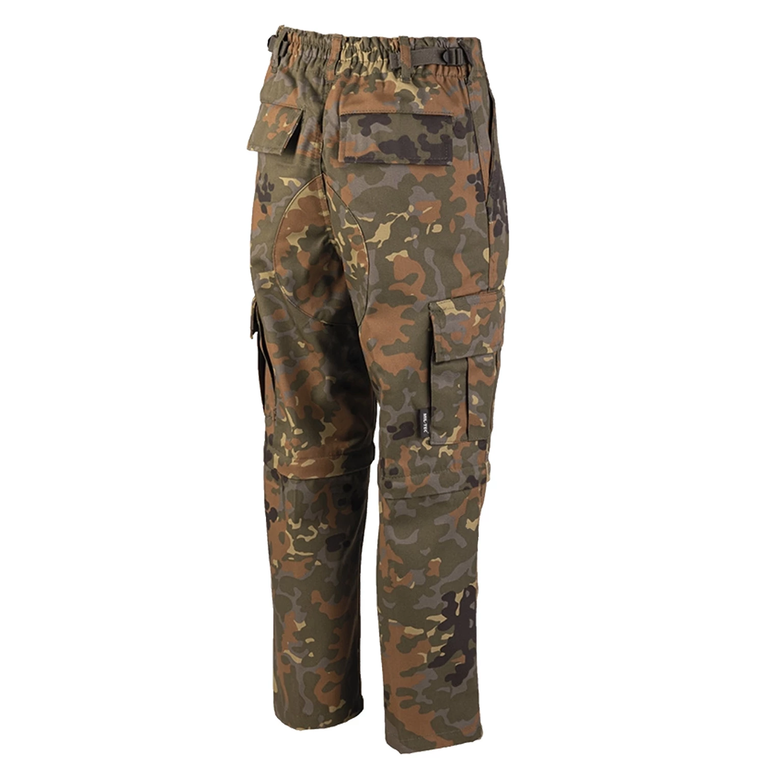 Mil-Tec Hose Zip Off Flecktarn Kinder – Bild 2