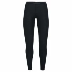 Icebreaker Leggings Everyday Merino 175 Schwarz Frauen