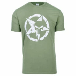 Fostex Garments T-Shirt Allied Star Punisher Oliv