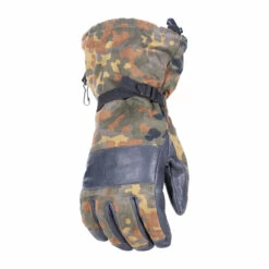 BW Kälteschutzhandschuhe Flecktarn Gebraucht