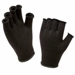 Sealskinz Handschuhe Solo Fingerless Merino Liner Schwarz