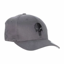 Café Viereck Cap Flexfit Punisher Grau Schwarz