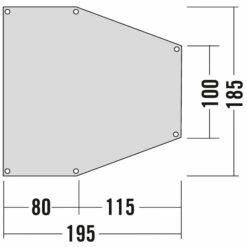 Tatonka Apsidenunterlage 3 Weiß