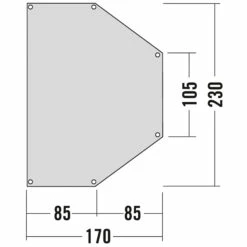 Tatonka Apsidenunterlage Family Weiß