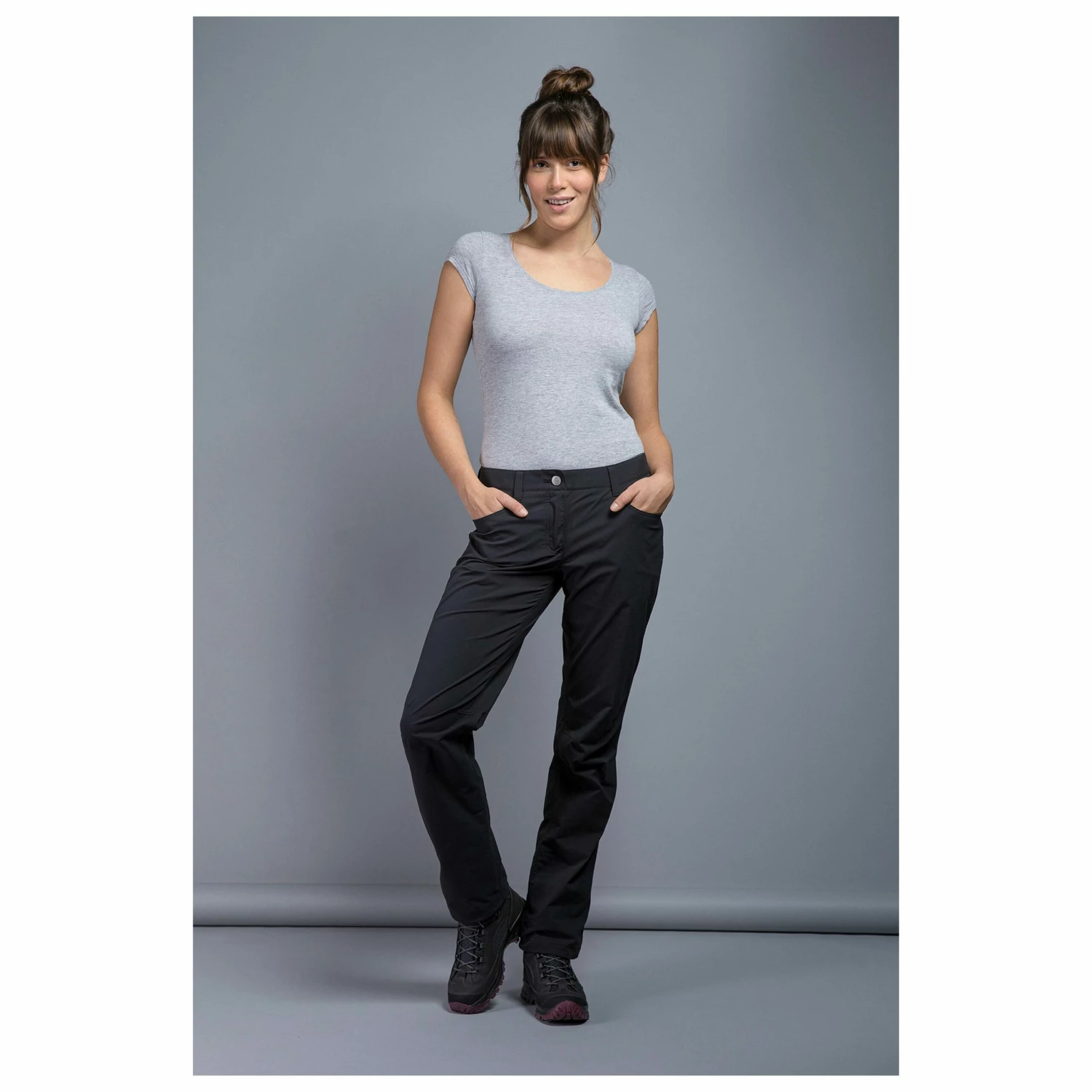 Tatonka Hose Travel Pants Dark Black Frauen – Bild 7