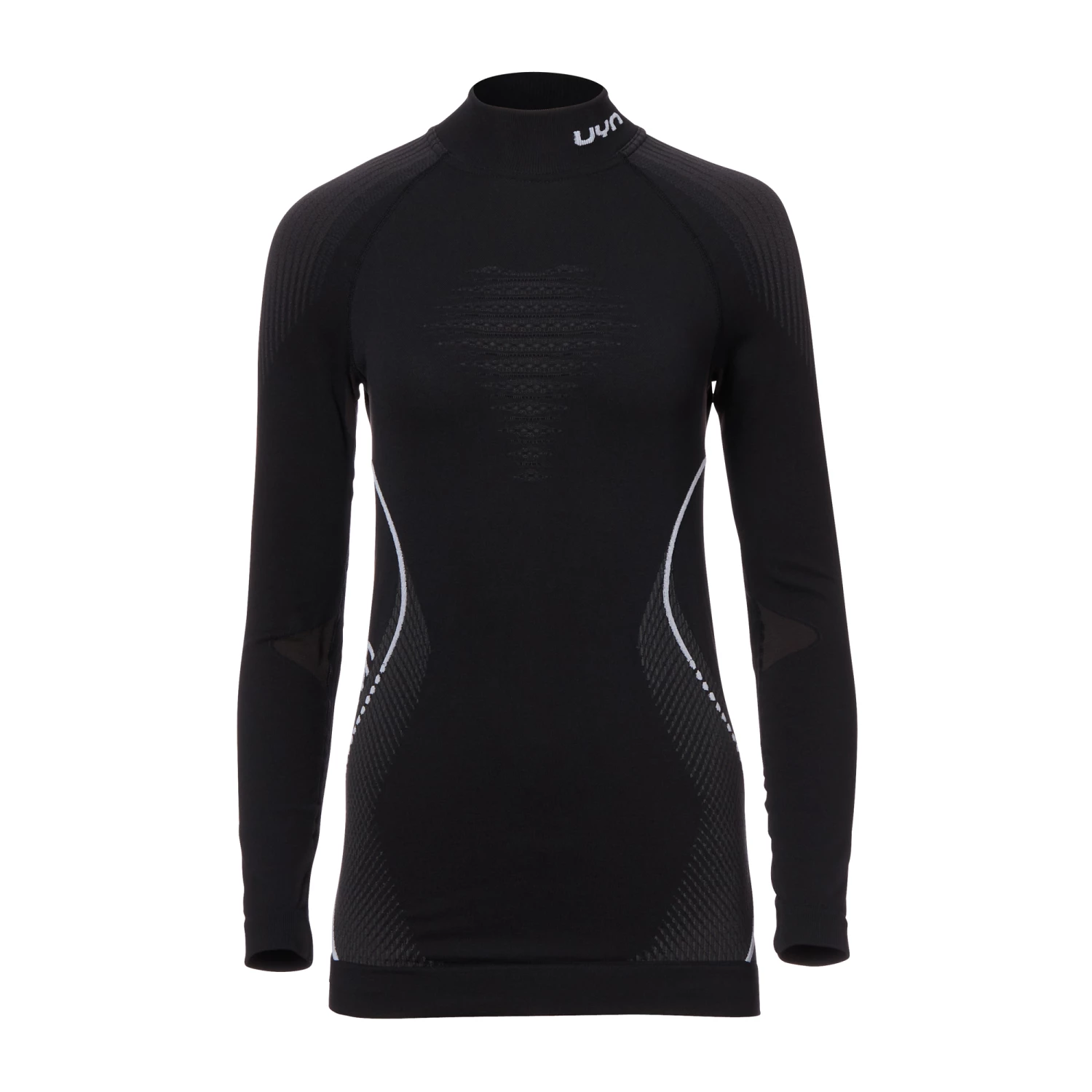 UYN Longsleeve Mit Rollkragen Evolutyon Schwarz Anthrazit Frauen