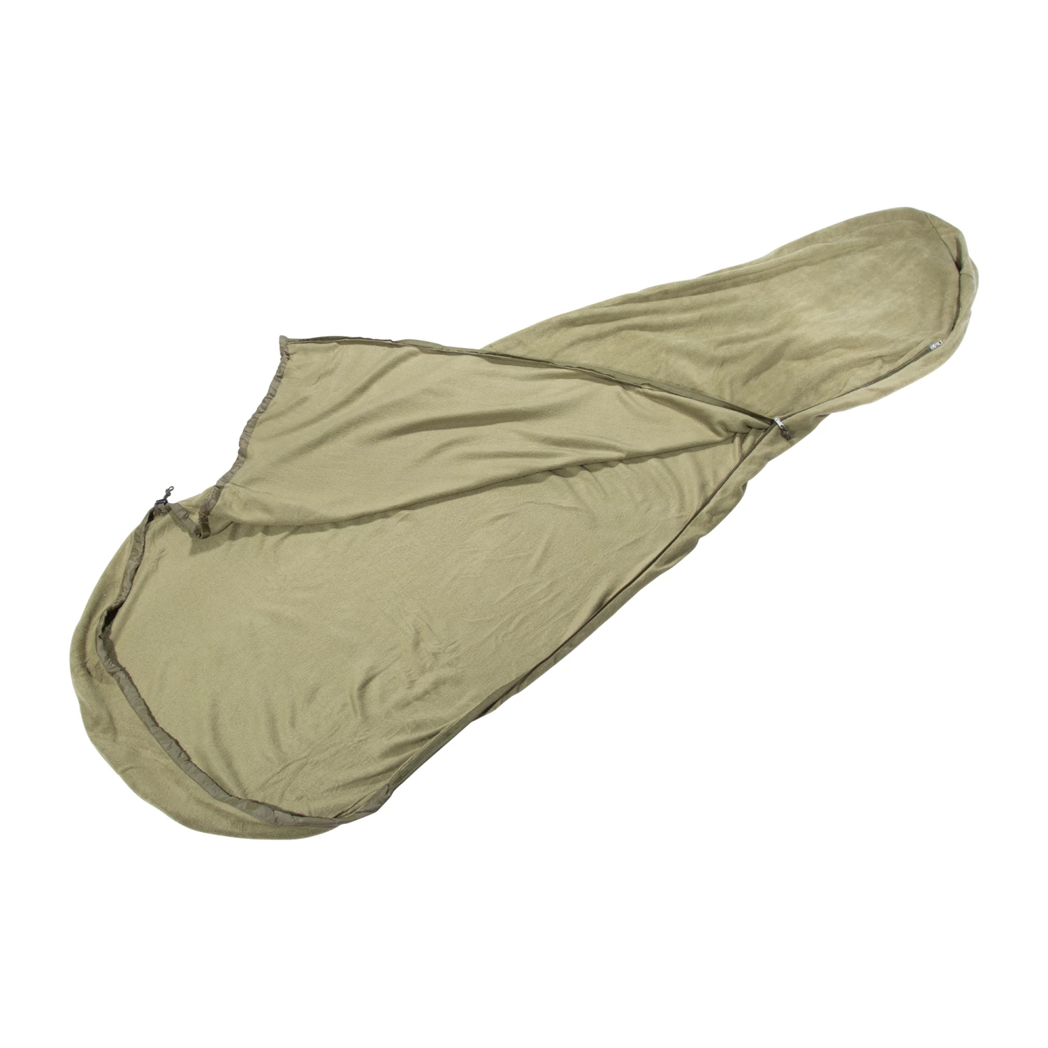 Mil-Tec Schlafsack Fleece Oliv – Bild 3