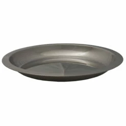 Edelstahlteller Flach