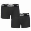 Brandit Boxershorts Logo Schwarz 2er Pack
