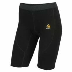 Aclima Shorts WarmWool Long Jet Black Frauen