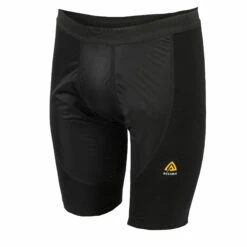 Aclima Shorts WarmWool Long With WindWool Jet Black Frauen