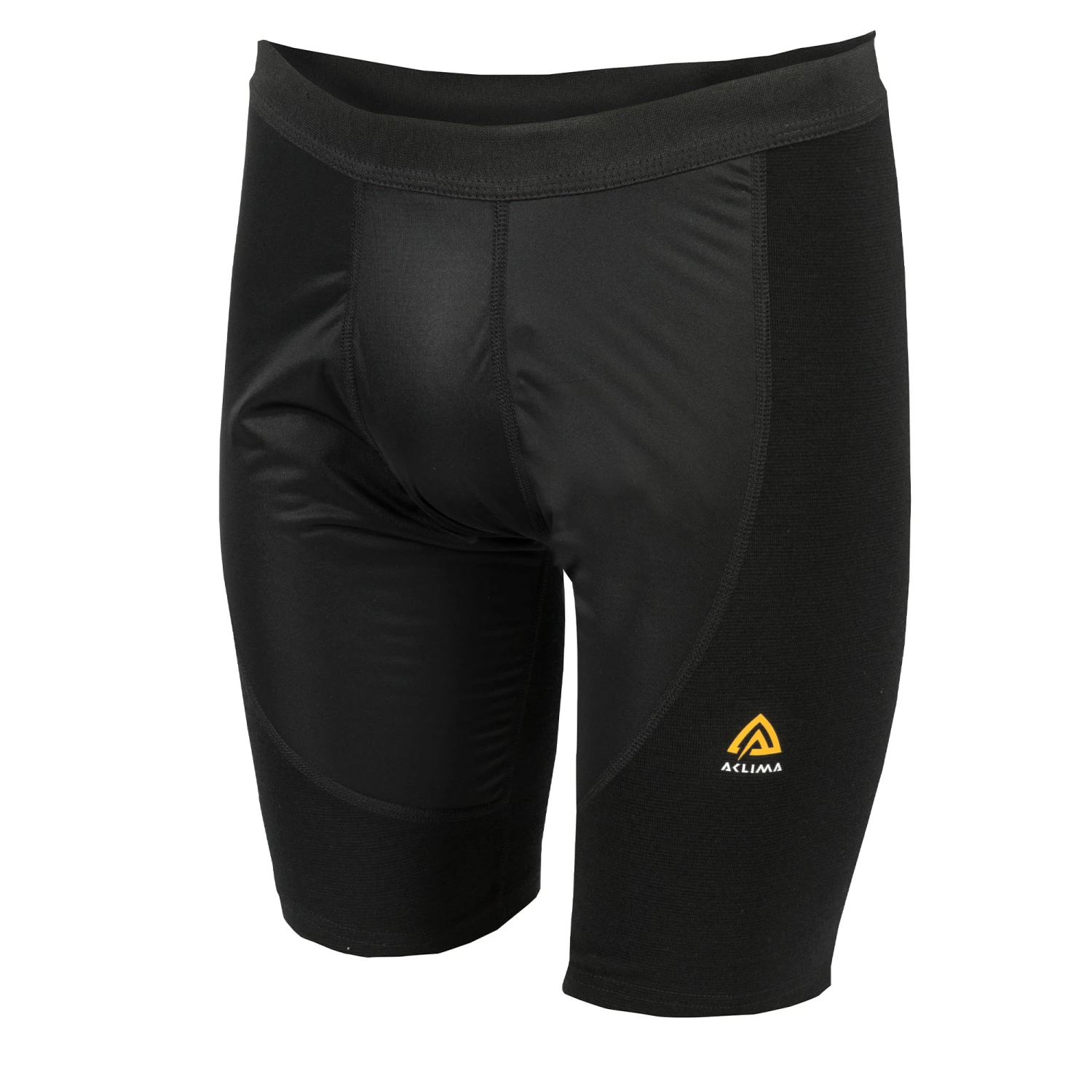 Aclima Shorts WarmWool Long With WindWool Jet Black Frauen