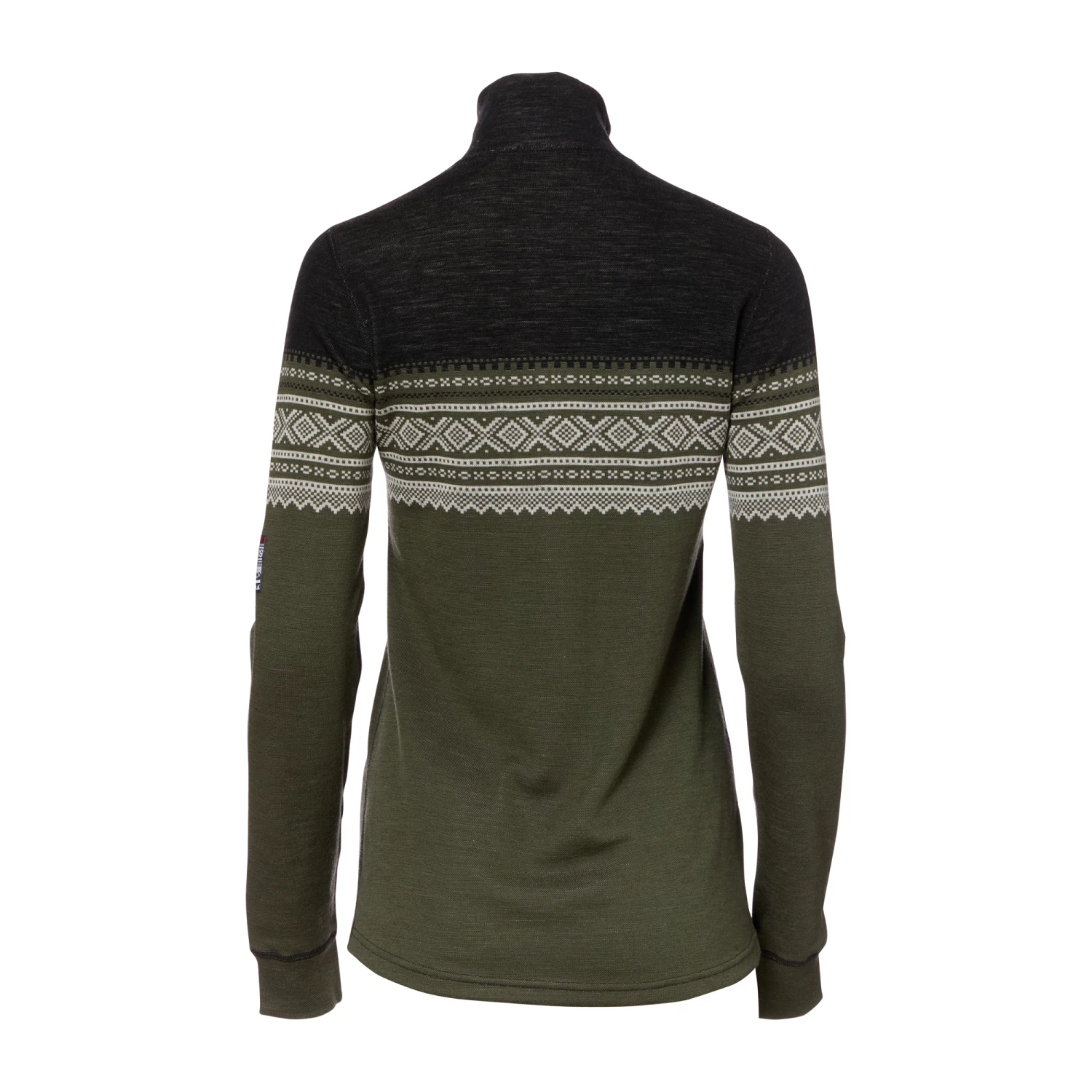 Aclima Pullover DesignWool Marius Mock Neck Zip Nordmarka Frauen – Bild 2