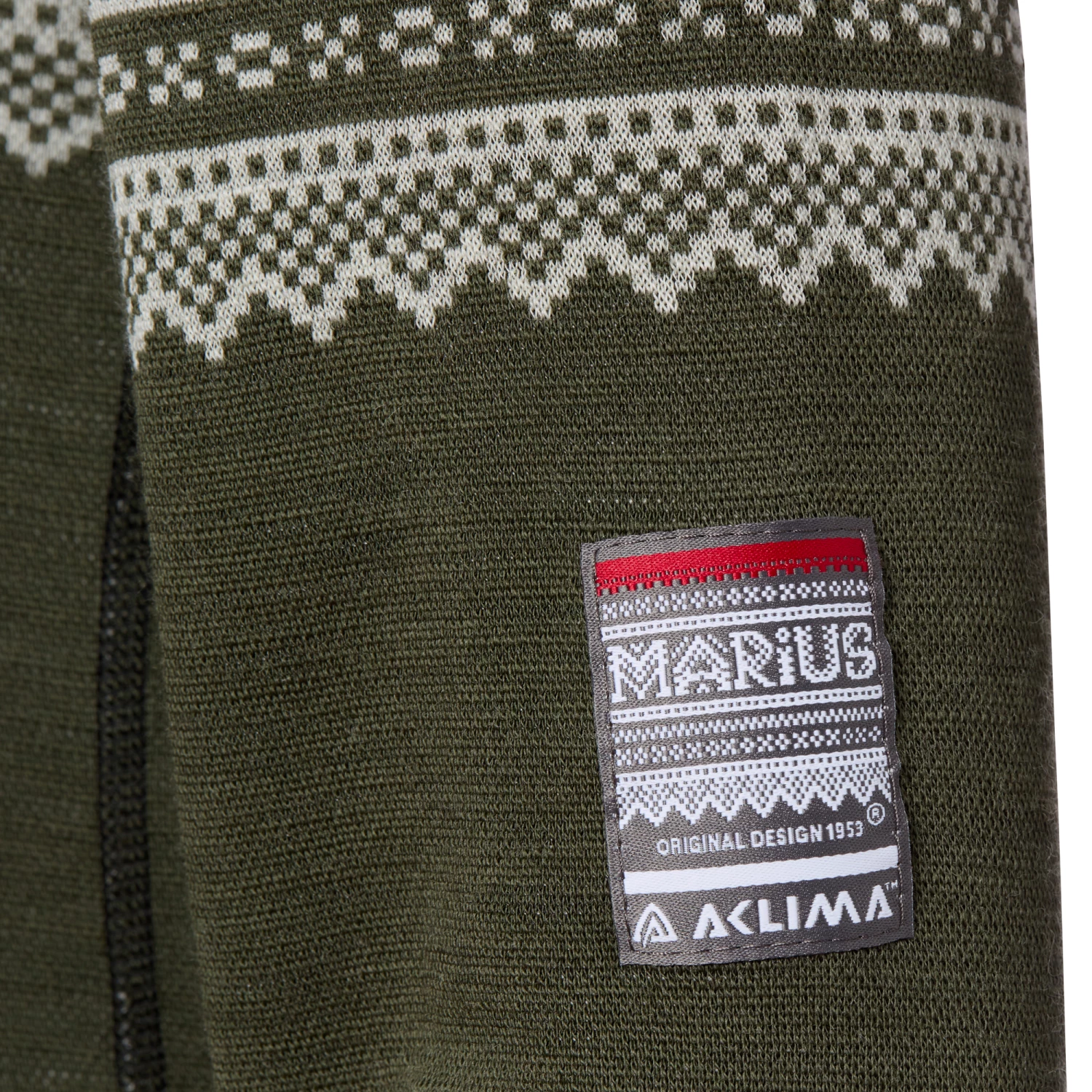 Aclima Pullover DesignWool Marius Mock Neck Zip Nordmarka Frauen – Bild 4