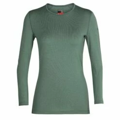 Icebreaker Langarmshirt Tech Merino 260 Sage Frauen