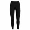 Icebreaker Leggings Merino Schwarz Frauen