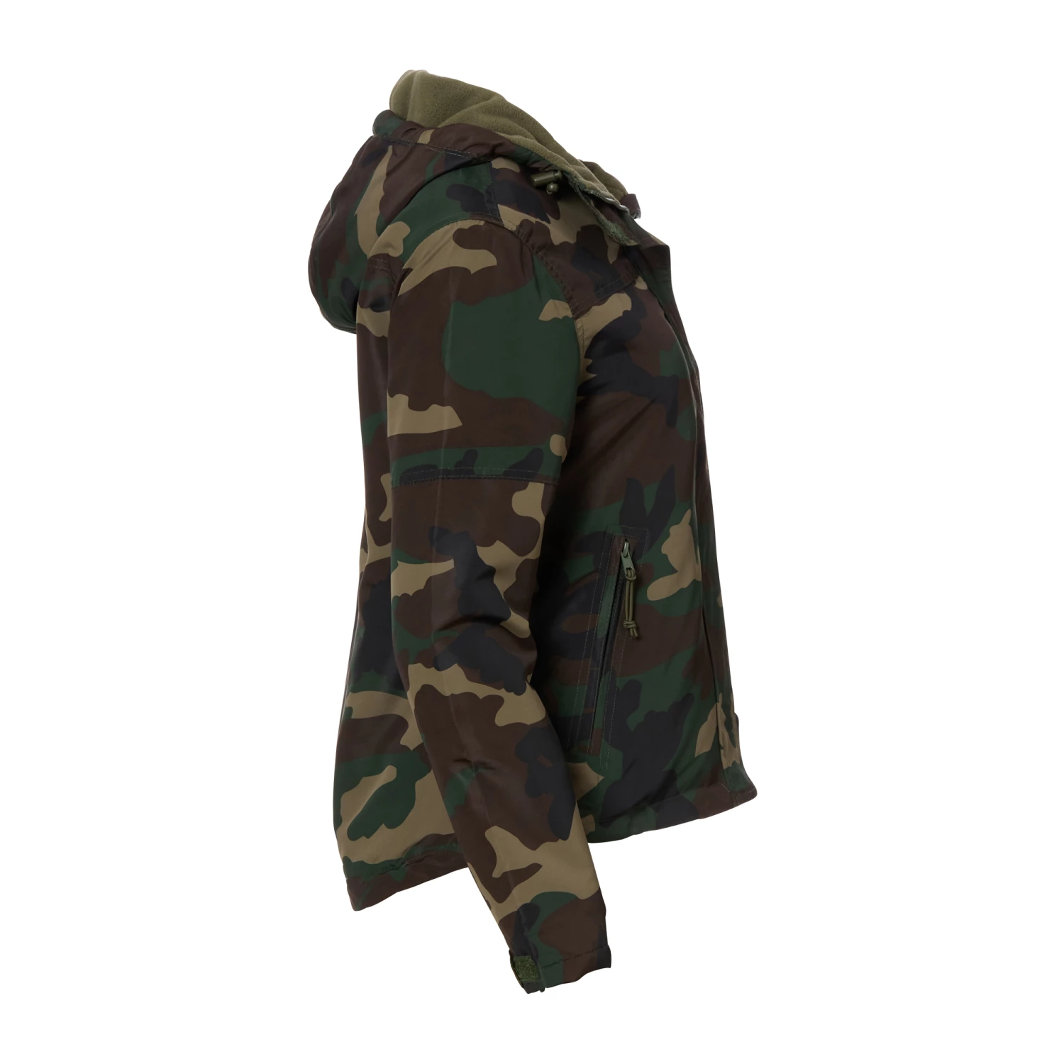 Brandit Jacke Windbreaker Frontzip Woodland Frauen – Bild 3