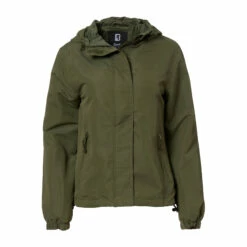 Brandit Jacke Summer Windbreaker Frontzip Oliv Frauen