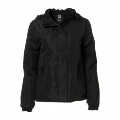 Brandit Jacke Summer Windbreaker Frontzip Schwarz Frauen