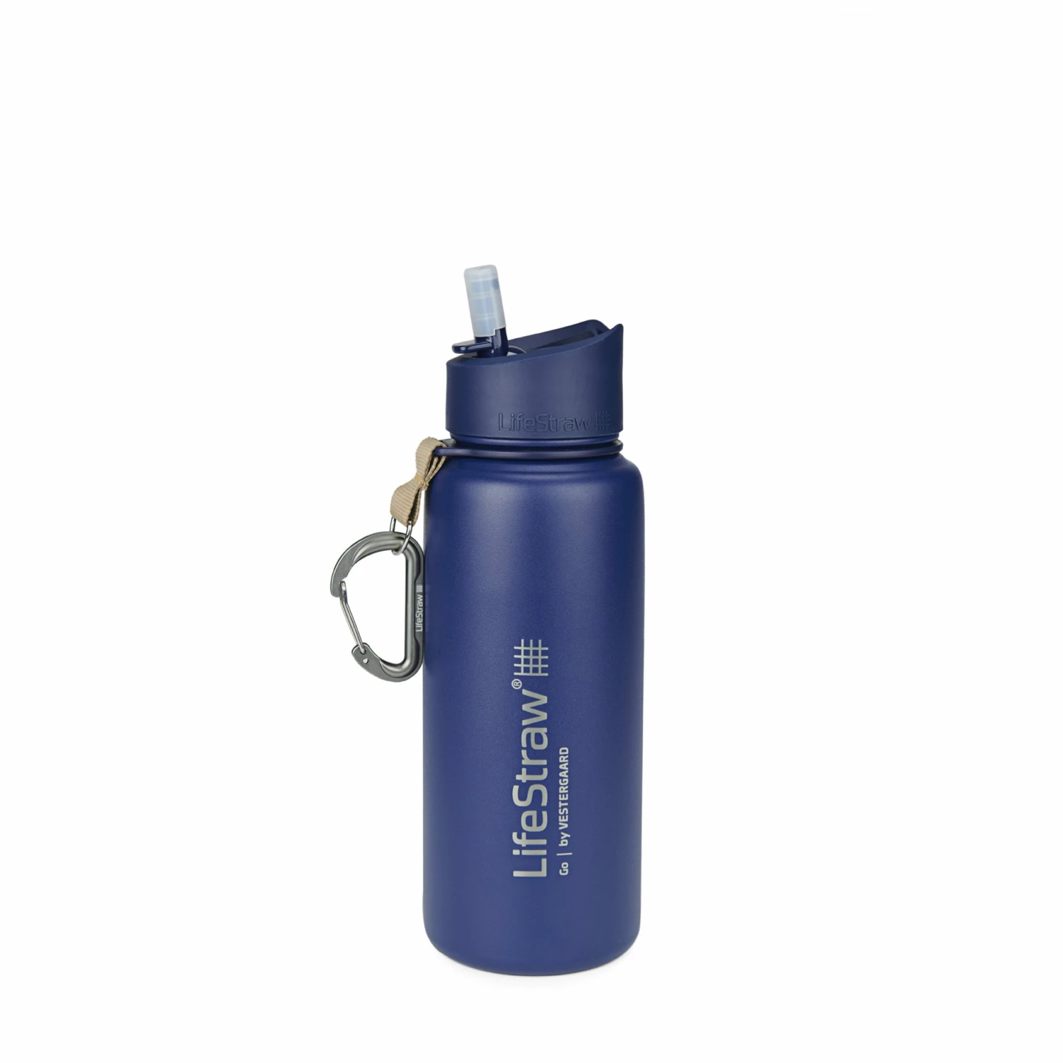 LifeStraw Wasserflasche Go Edelstahl Mit Filter 0.7 L Blau