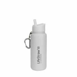 LifeStraw Wasserflasche Go Edelstahl Mit Filter 0.7 L Weiß