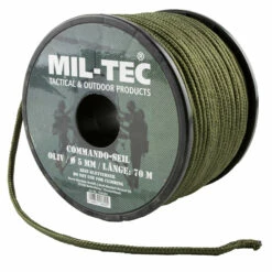 Mil-Tec Kommandoseil Oliv 5 Mm, 70 M