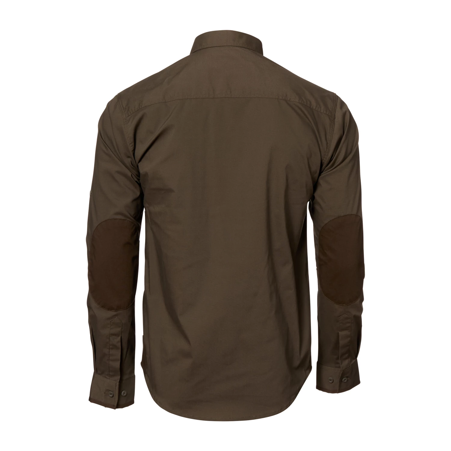 Pinewood Longsleeve Tiveden TC InsectStop Dark Olive Suede Brown – Bild 2