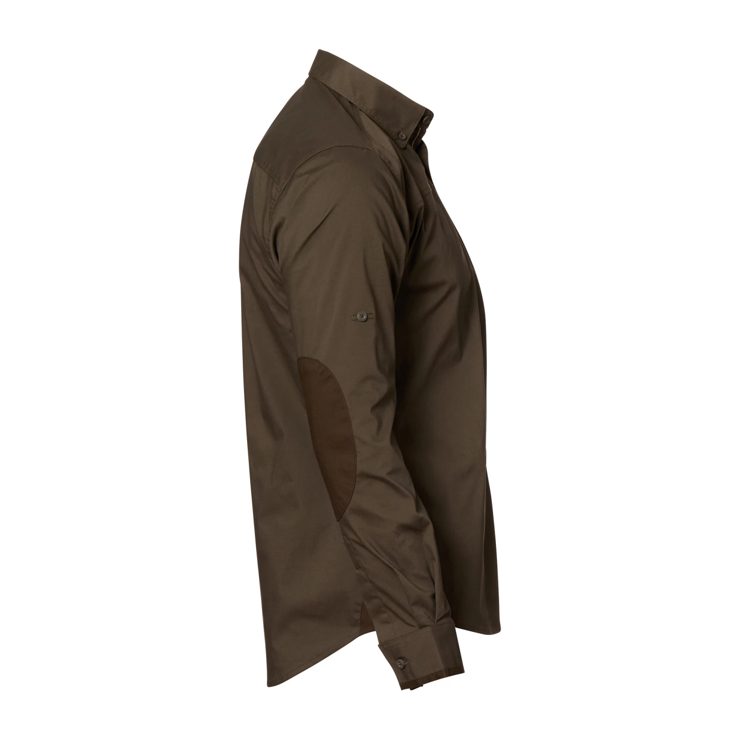 Pinewood Longsleeve Tiveden TC InsectStop Dark Olive Suede Brown – Bild 3