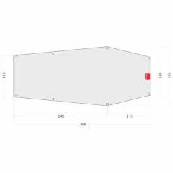 Tatonka Zeltunterlage Floor Sheet PE Narvik 2 Weiß