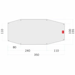 Tatonka Zeltunterlage Floor Sheet PE Arctis 2 Weiß