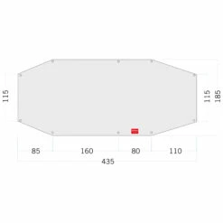 Tatonka Zeltunterlage Floor Sheet PE Alaska 3 Weiß