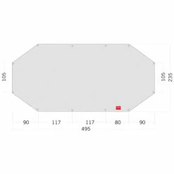 Tatonka Zeltunterlage Floor Sheet PE Buffin 4 Weiß
