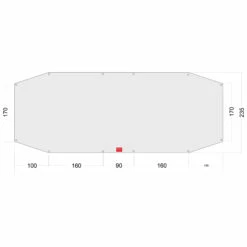 Tatonka Zeltunterlage Floor Sheet PE Alaska Family DLX Weiß