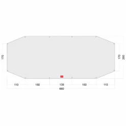 Tatonka Zeltunterlage Floor Sheet PE Family Trek Weiß