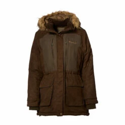 Pinewood Jacke Abisko 2.0 Suede Brown Frauen