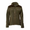 Pinewood Jacke Diana Olive Melange Suede Brown Frauen