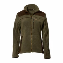 Pinewood Jacke Diana Olive Melange Suede Brown Frauen