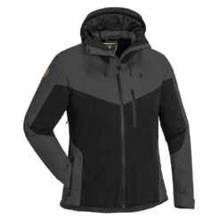Pinewood Jacke Finnveden Hybrid Extrem Schwarz Anthrazit Frauen
