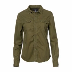 Brandit Hemd Vintageshirt Longsleeve Oliv Frauen